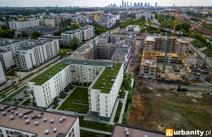 Tak obecnie wygląda budowa osiedla PUR na Kamionku, fot. materiały dewelopera