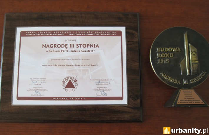 Nagroda dla Parku Wodnego Koszalin