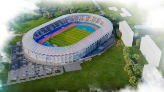 Podkarpackie Centrum Lekkoatletyczne w Rzeszowie, wiz. materiały inwestora