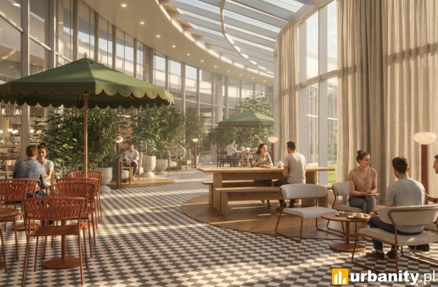 Projekt przebudowy Portu Łódź, wizualizacja, wiz. Ingka Centres