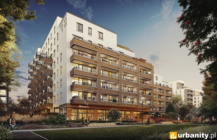 II etap kompleksu Soho w Warszawie - wizualizacja