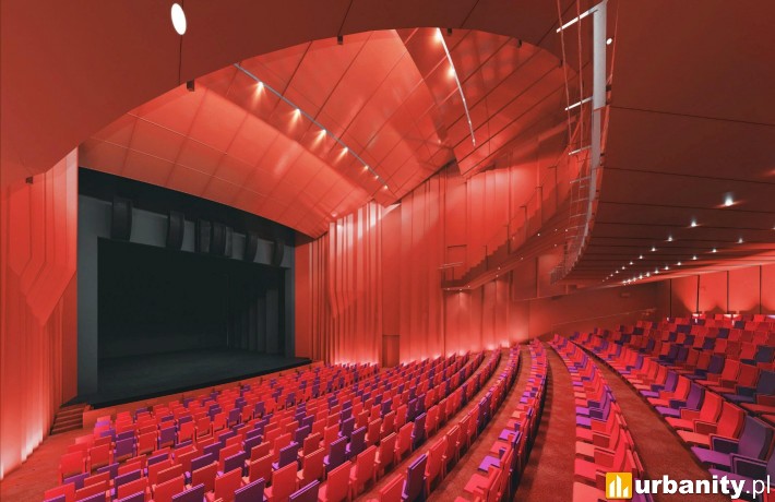 Projekt wnętrz Teatru Muzycznego w Poznaniu