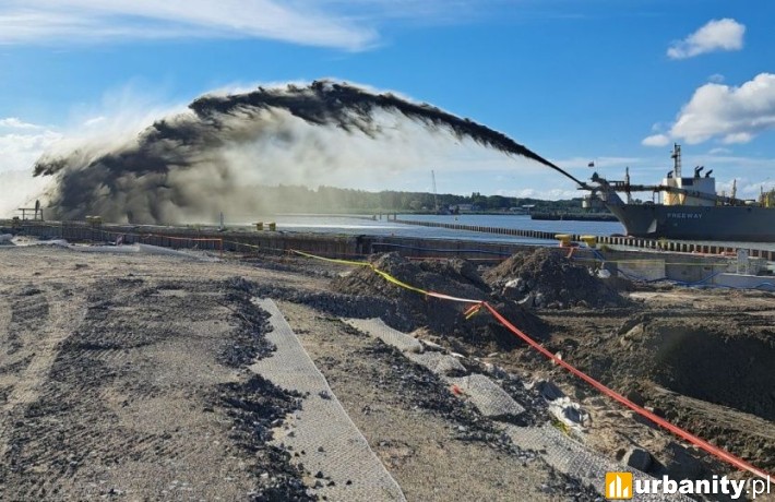 Półmetek inwestycji na potrzeby Morskich Farm wiatrowych w Świnoujściu, fot. Budimex S.A.