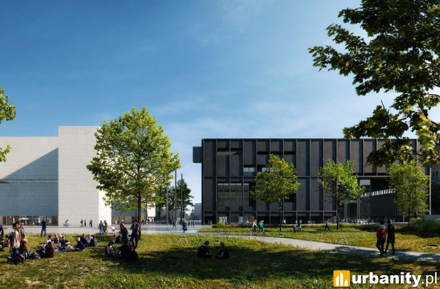 Wizualizacja nowej siedziby TR Warszawa, wiz. TR Warszawa