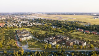 Ławica w Poznaniu z kolejnymi mieszkaniami osiedla Zacisze Marcelin