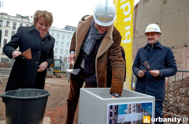 Wmurowanie kamienia węgielnego pod budowę Flora Śródmieście, fot. materiały prasowe