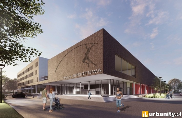 Wizualizacja hali sportowej na Psim Polu we Wrocławiu, wiz. materiały prasowe
