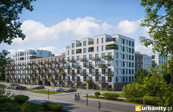 Hipoteczna Park w Łodzi, wizualizacja, wiz. materiały dewelopera