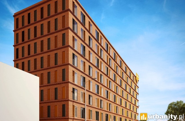 Wizualizacja projektowego hotelu przy Kolejowej we Wrocławiu, wiz. APA Szczepaniak