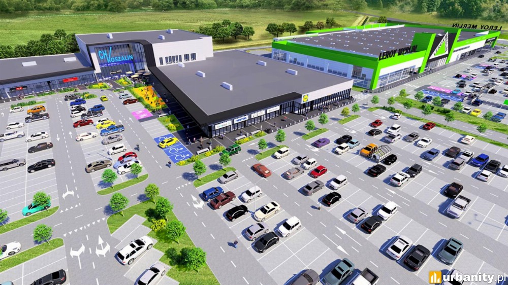 W Koszalinie powstaje centrum handlowe z największymi w regionie - Leroy Merlin i Agata Meble