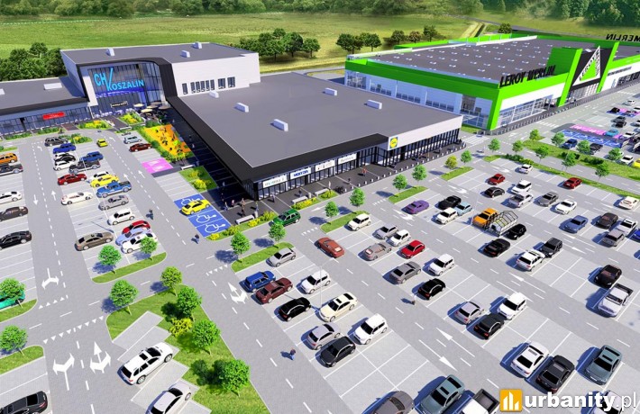 Koszalin Power Center - wizualizacja, materiały prasowe