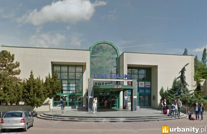 Tak obecnie wygląda dworzec Łódź Kaliska (fot. googlemaps)