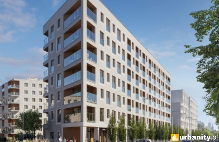 II etap osiedla NU Warszawa Wola, wiz. materiały dewelopera