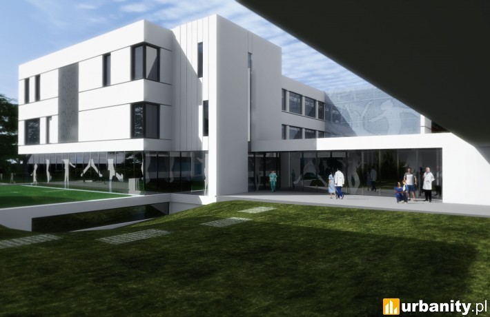 Nowe skrzydło Uniwersytetu Medycznego w Poznaniu - wizualizacja