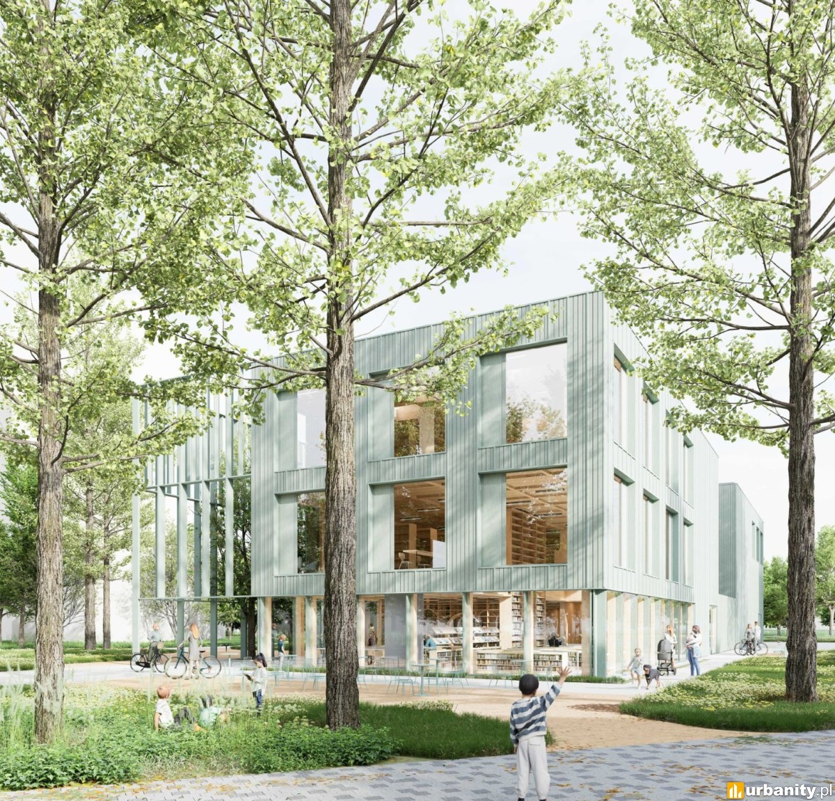 Ursynów wybrał zwycięski projekt biblioteki. Oto koncepcja, która wygrała