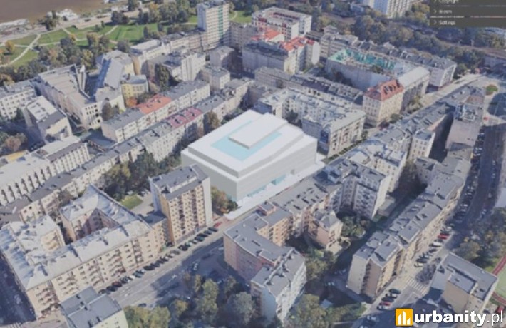 Na Powiślu powstać ma sala koncertowa na 580 osób, wiz. materiały inwestora
