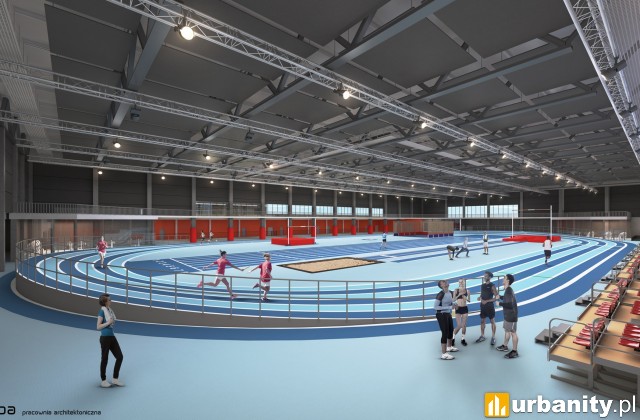 Wizualizacja hali sportowej na Psim Polu we Wrocławiu, wiz. materiały prasowe