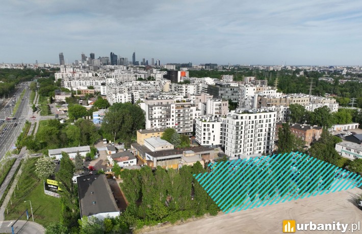 Działka, na której powstanie nowa inwestycja belgijskiego dewelopera, fot. Alides