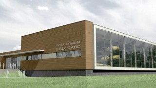 Wizualizacja krytej pływalni w Białogardzie