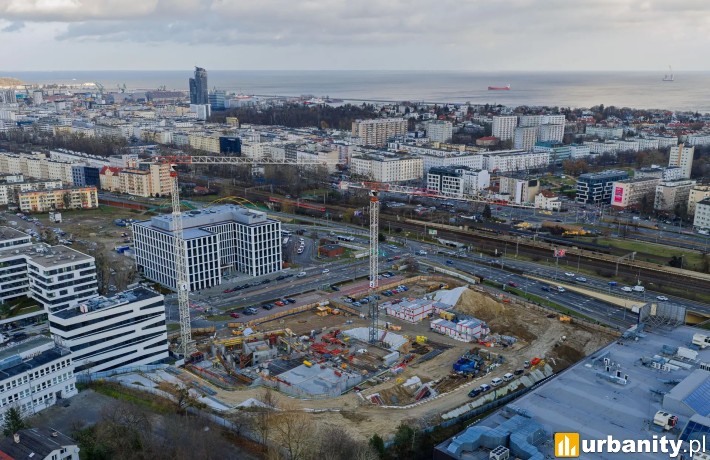 Jeden z najwyższych budynków mieszkalnych w Polsce powstanie w Gdyni. Tak w tej chwili wygląda plac budowy