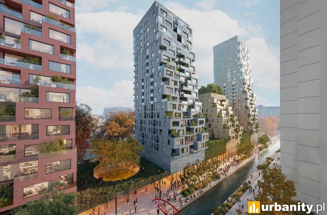 Koncepcja inwestycji firmy Stalexport Autostrady w centrum Katowic, wiz. Konior Studio