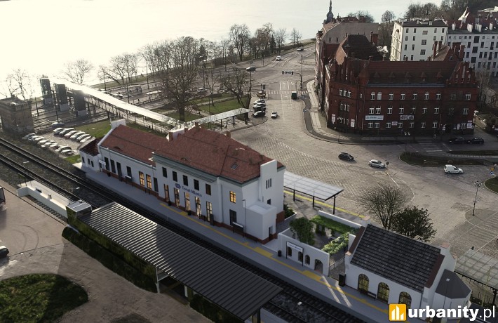 Projekt przebudowy dworca Toruń Miasto, fot. PKP S.A.