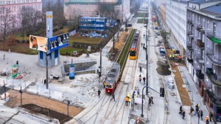 Tramwaj na Rakowieckiej, fot. Cezary Warś