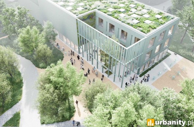 Ursynoteka - projekt inwestycji, wiz. Dresler Studio Architektura i Urbanistyka