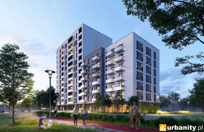 Apartamenty Kominiarska w Łodzi, wizualizacja, wiz. materiały dewelopera