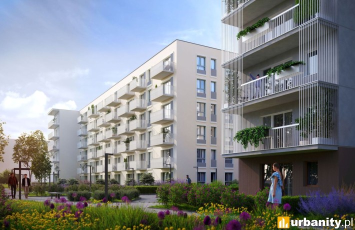 Firma Develia realizuje na Bemowie projekt wielorodzinny, wiz. Develia