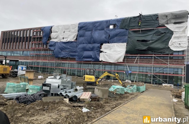 Budowa hali sportowej na Psim Polu we Wrocławiu, fot. FB Prezydent Wrocławia Jacek Sutryk