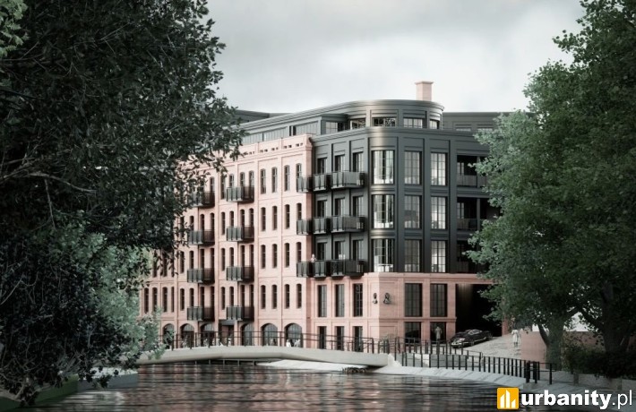 Lofty Farbiarnia, projekt inwestycji, wiz. materiały inwestora