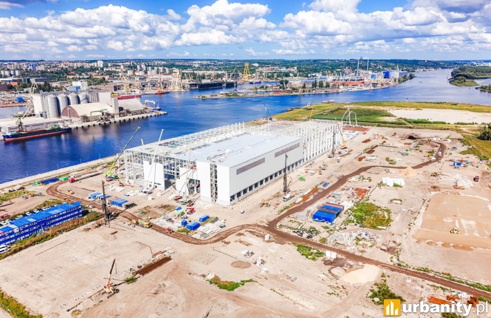 Nowa fabryka Windar Polska w szczecińskim porcie, fot. Agencja Rozwoju Metropolii Szczecińskiej