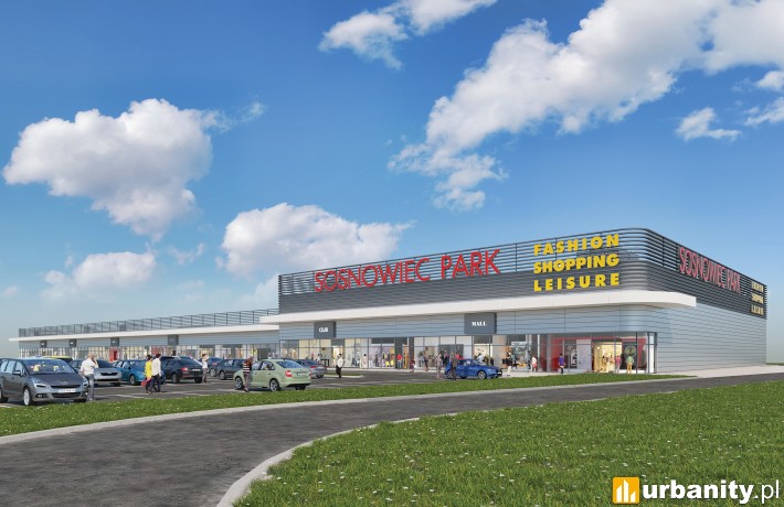 Retail Park Sosnowiec - wizualizacja
