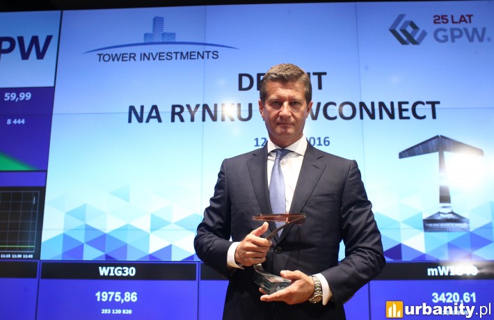 Tower Investments dołączył do grona spółek notowanych na NewConnect