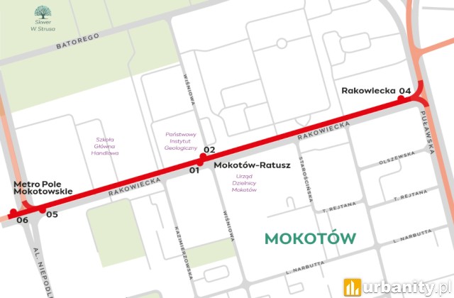 Tramwaj na Rakowieckiej, fot. Trwamwaje Warszawskie