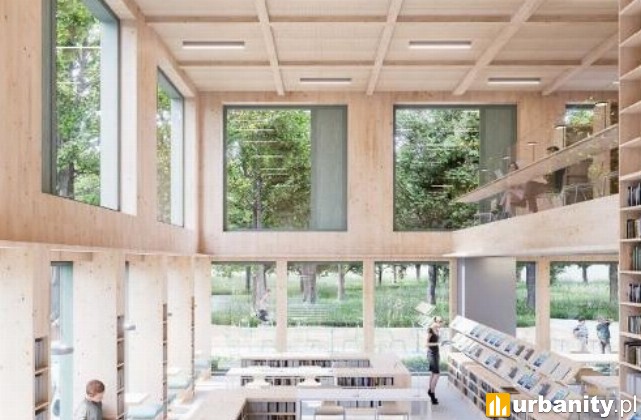 Ursynoteka - projekt inwestycji, wiz. Dresler Studio Architektura i Urbanistyka