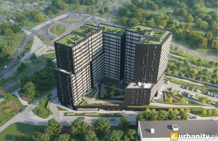Projekt inwestycji Warta Towers w Poznaniu