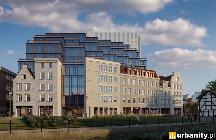Projekt inwestycji przy ulicy Wodopój w Gdańsku, wiz. materiały inwestora