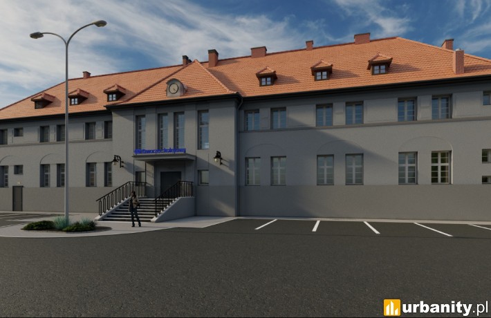 Dworzec Olesno Śląskie - wizualizacja