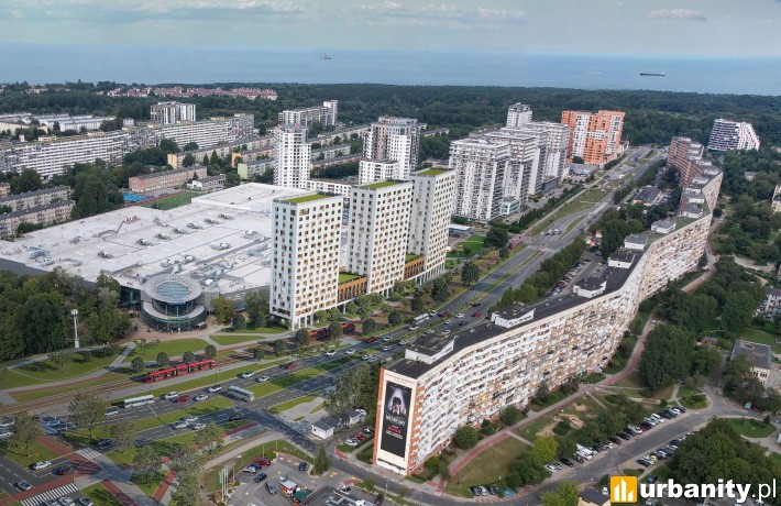 Planowana inwestycja akademicka w sąsiedztwie Galerii Przymorze, wiz. materiały inwestora