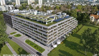 Kaskadowy apartamentowiec na Bielanach. Rusza przedsprzedaż apartamentów