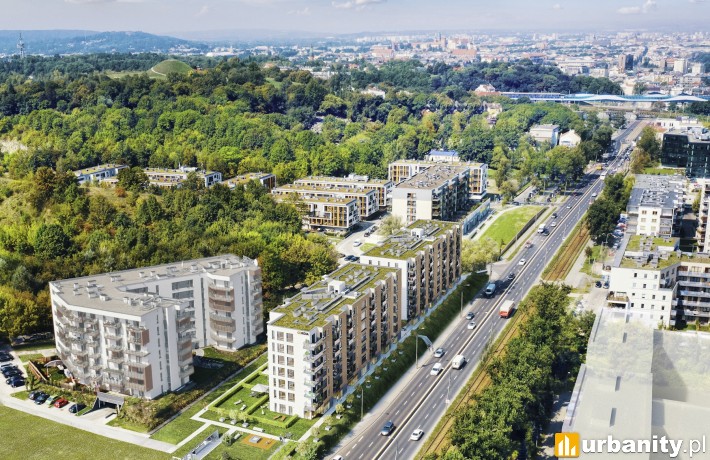 Osiedle Jerozolimska w Krakowie - wizualizacja