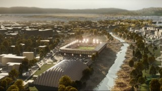 Wizualizacja nowego stadionu w Nowym Sączu