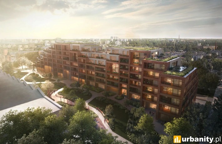 Projekt inwestycji przy Senatorskiej 50/58 w Łodzi, wiz. materiały dewelopera