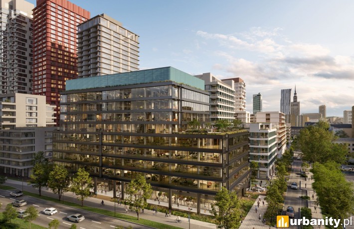 Jest pozwolenie na budowę kolejnego etapu inwestycji Towarowa22, wiz. materiały inwestora