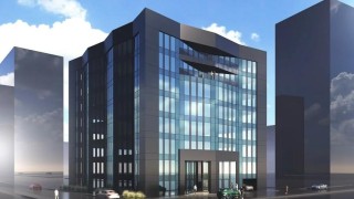 Koncepcja zabudowy działki przy ulicy Twardej 16A w Warszawie, wiz. Pracownia Nad Wartą