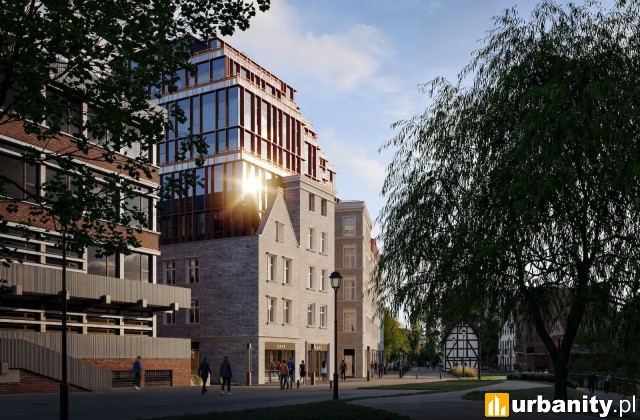 Projekt inwestycji przy ulicy Wodopój w Gdańsku, wiz. materiały inwestora