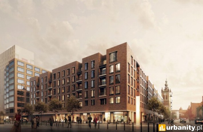 Projekt zabudowy działki u zbiegu Rajskiej i Heweliusza