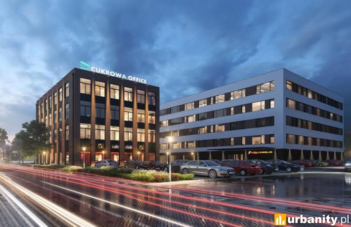Wizualizacja biurowca Cukrowa Office w Szczecinie